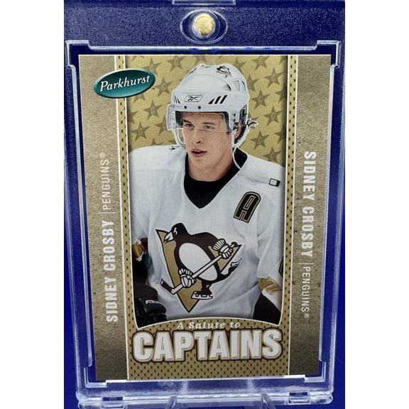 2006 Parkhurst Hockey A Salute to Captains Sidney Crosby Pittsburgh Penguins