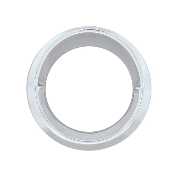 2006+ Peterbilt Small Chrome Plastic Gauge Cover w/ Visor