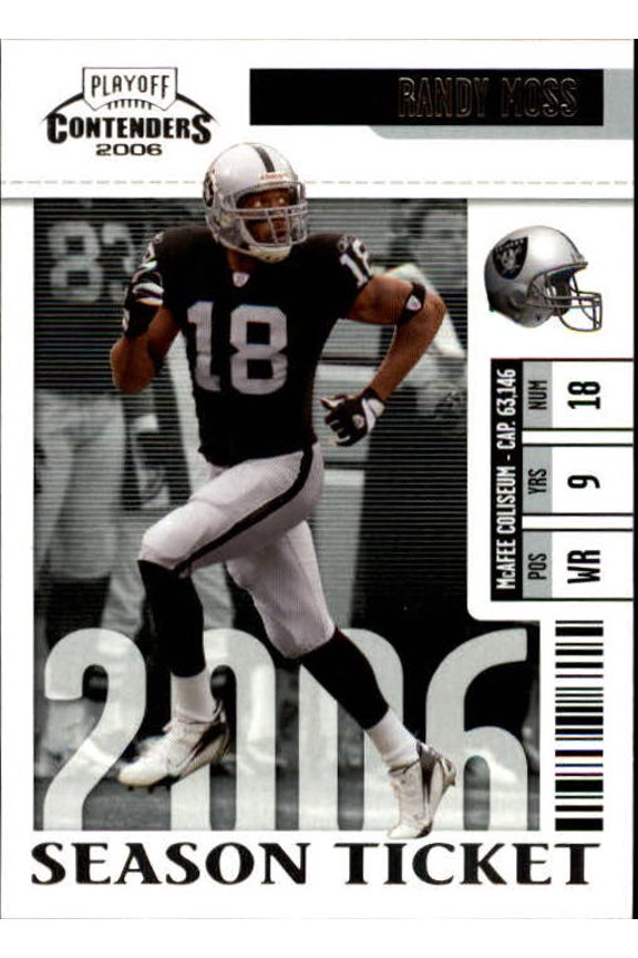 2006 Playoff Contenders #70 Randy Moss NFL Football Trading Card