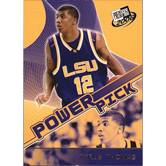 2006 Press Pass #38 Tyrus Thomas PP NBA Basketball Trading Card