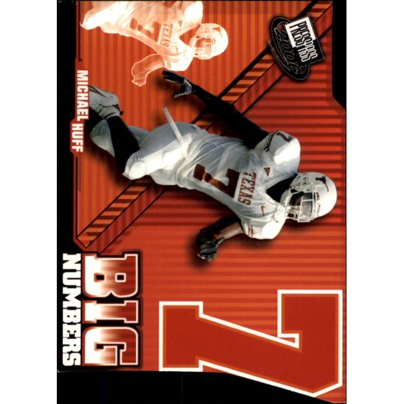 2006 Press Pass Big Numbers #BN22 Michael Huff NFL Football Trading Card