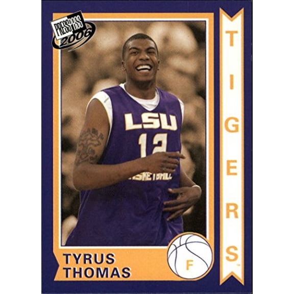 2006 Press Pass Old School #12 Tyrus Thomas NBA Basketball Trading Card
