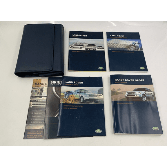 2006 Range Rover Sport Owners Manual Handbook with Case OEM D02B26035