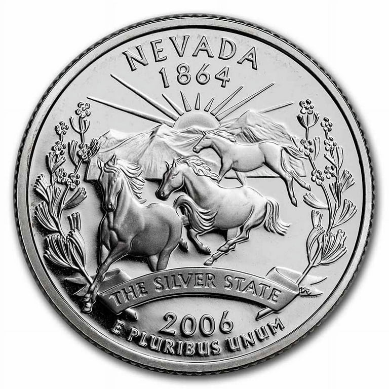 2006-S Nevada State Quarter Gem Proof (Silver) - Walmart.com