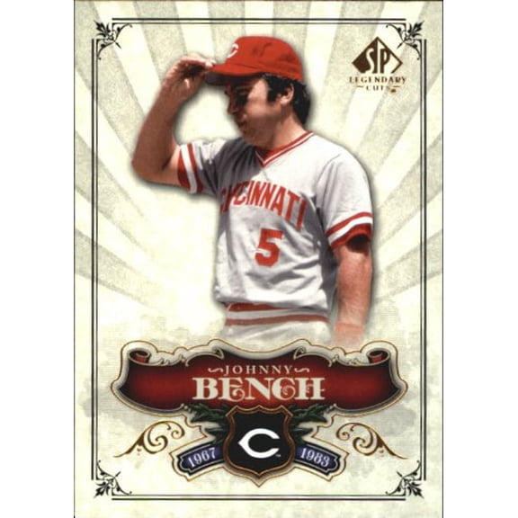 2006 SP Legendary Cuts #72 Johnny Bench MLB Baseball Trading Card