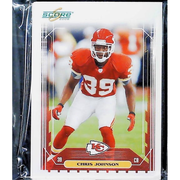 2006 Score Kansas City Chiefs Team Set 15 Cards w RC
