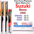 thumbnail image 1 of 2006 Suzuki Reno Performance Beam Wipers (Set of 3) w/Rear Wiper, 1 of 3