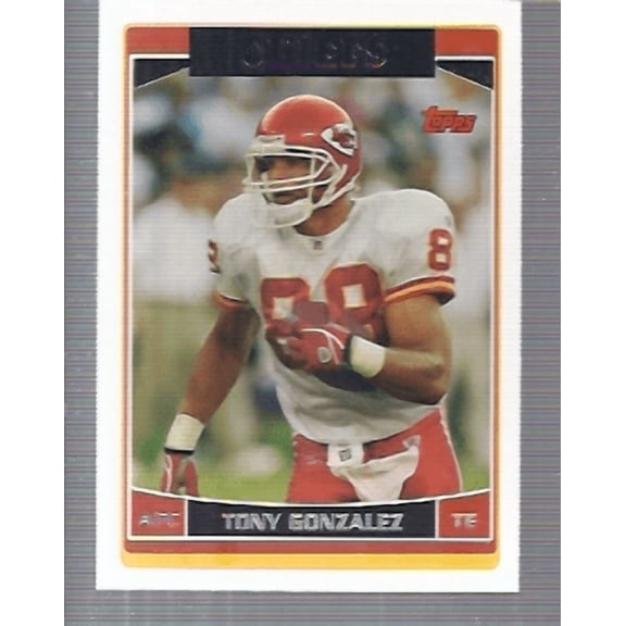 2006 Topps #106 Tony Gonzalez NFL Football Trading Card