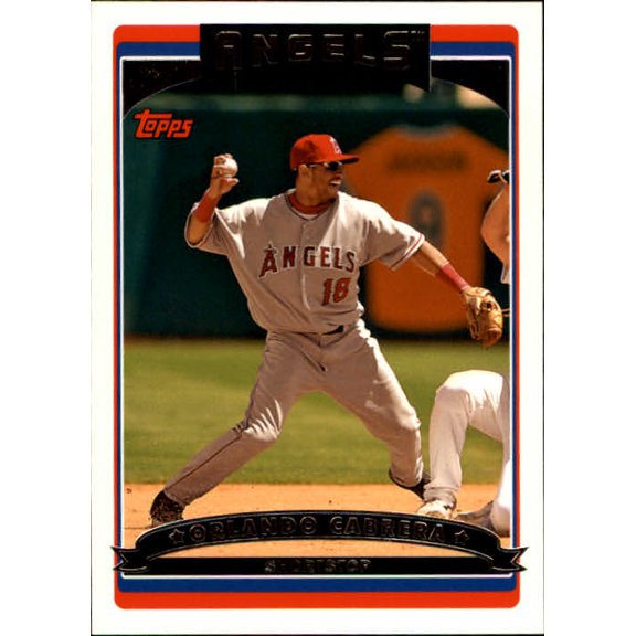 2006 Topps #332 Orlando Cabrera MLB Baseball Trading Card