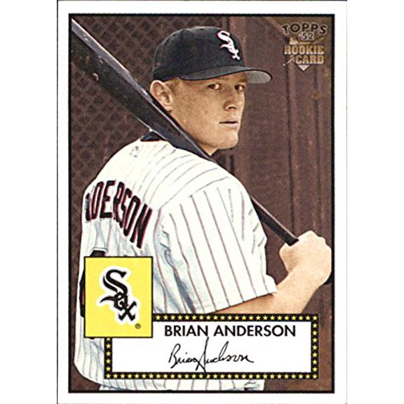 2006 Topps 52 #127 Brian Anderson RC MLB Baseball Trading Card