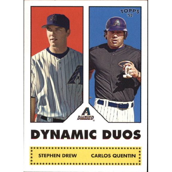 2006 Topps 52 Dynamic Duos #DD1 Stephen Drew Carlos Quentin MLB Baseball Trading Card