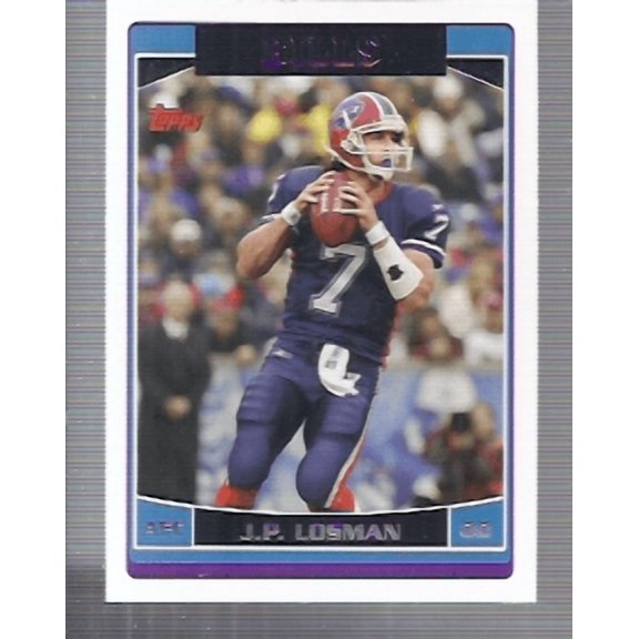 2006 Topps #71 J.P. Losman NFL Football Trading Card