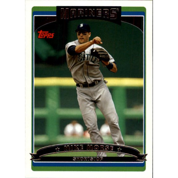 2006 Topps #8 Mike Morse MLB Baseball Trading Card
