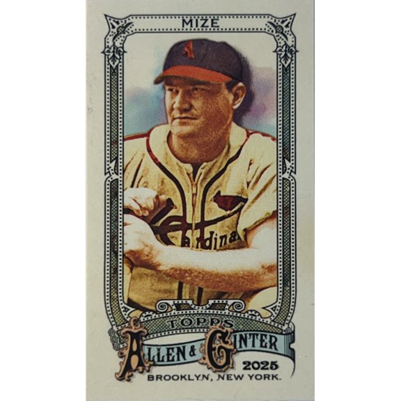 2006 Topps Allen & Ginter Johnny Mize #344