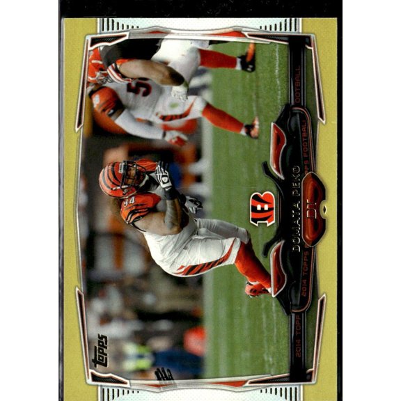 2006 Topps Gold Domata Peko #46 Cincinnati Bengals Football Card