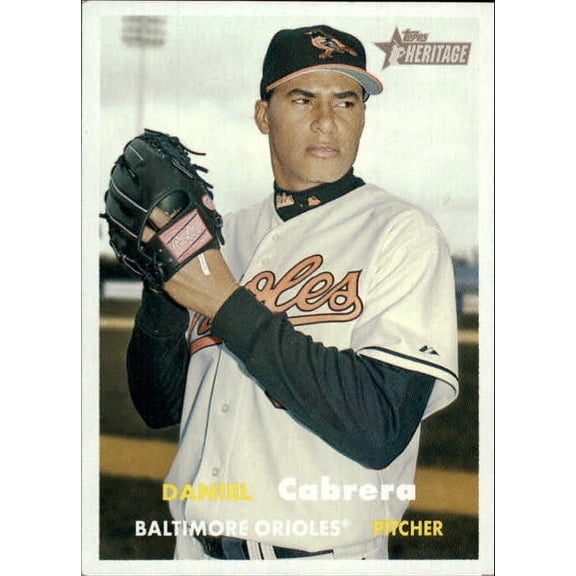 2006 Topps Heritage #39 Daniel Cabrera MLB Baseball Trading Card