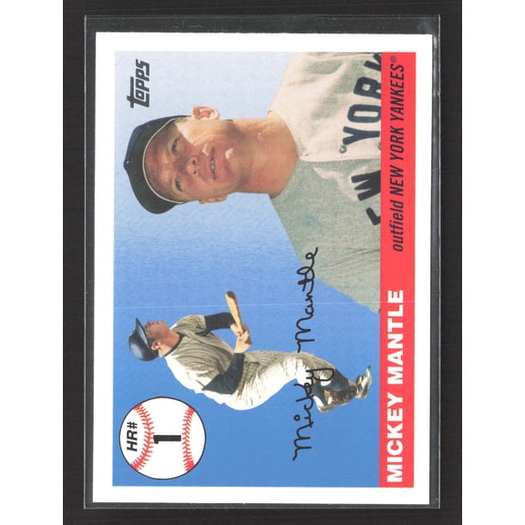 2006 Topps Mickey Mantle Home Run History #MHR1 New York Yankees Baseball Card