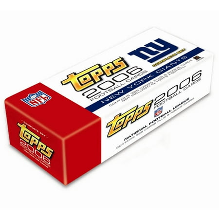 2006 Topps Factory New York Giants Football Set (Box)