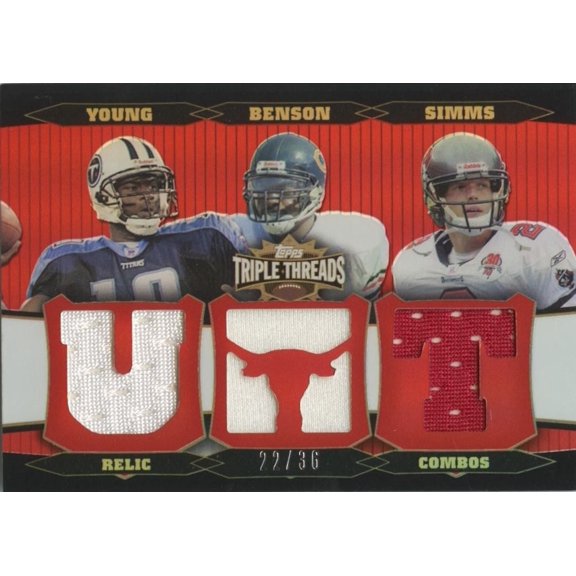 2006 Topps Triple Threads Vince Young Football Card Near Mint or Better