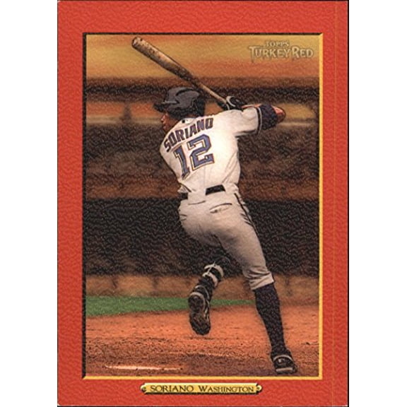 2006 Topps Turkey Red Red #501A Alfonso Soriano Nats MLB Baseball Trading Card