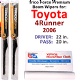 thumbnail image 1 of 2006 Toyota 4Runner Performance Beam Wipers (Set of 2), 1 of 3
