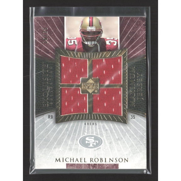 2006 Upper Deck Exquisite Collection Maximum Jersey Michael Robinson #XXL-MR Event-Worn Jersey Maximum Jersey