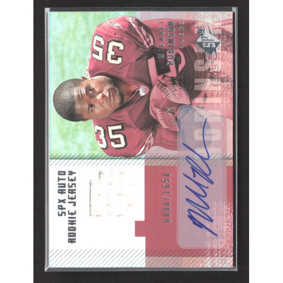2006 Upper Deck SPx Michael Robinson #211 Rookie Jersey 0880/1650 SPx Auto Rookie Jersey