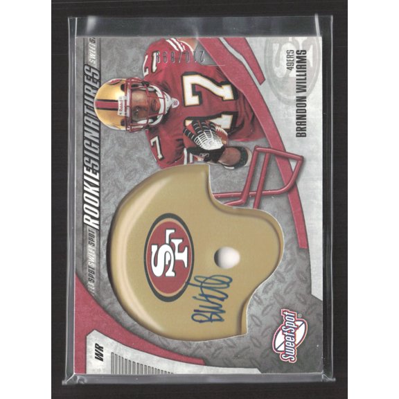 2006 Upper Deck Sweet Spot Rookie Signatures Brandon Williams #215