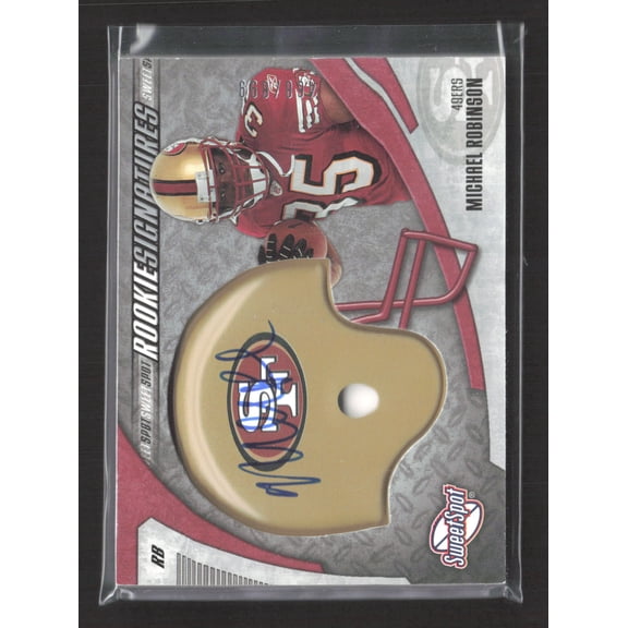 2006 Upper Deck Sweet Spot Rookie Signatures Michael Robinson #216 /6