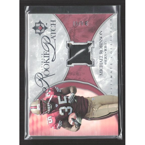 2006 Upper Deck Ultimate Collection Ultimate Rookie Patch Michael Robinson #UR-MR /68 Event-worn memorabilia Patch