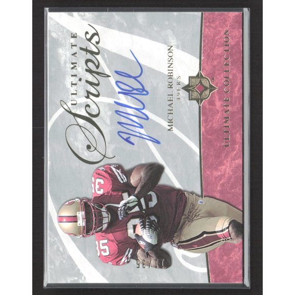 2006 Upper Deck Ultimate Collection Ultimate Scripts Michael Robinson #USC-MR