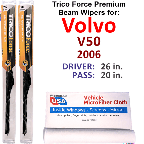 2006 Volvo V50 Performance Beam Wipers (Set of 2)