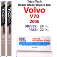 thumbnail image 1 of 2006 Volvo V70 Beam Blade Wipers (Set of 2), 1 of 3