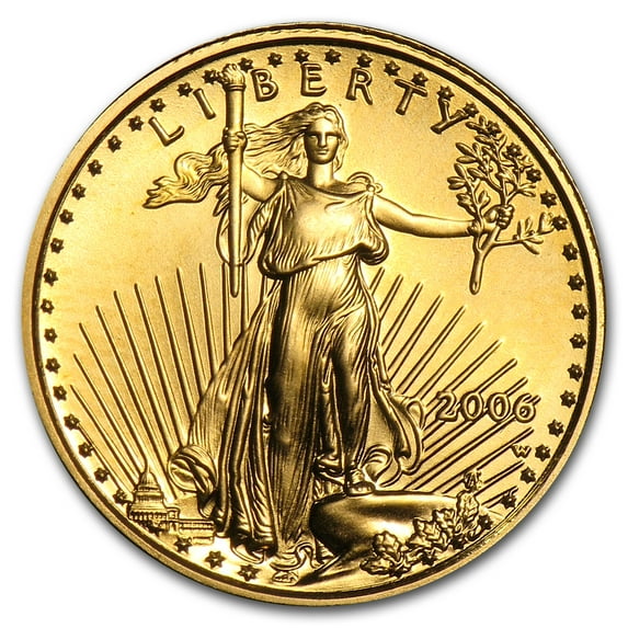 2006-W 1/10 oz Burnished American Gold Eagle