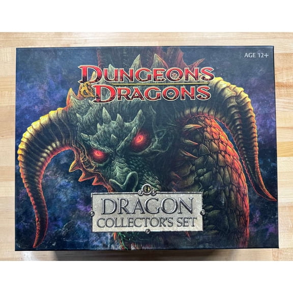 2006 Wizard Of The Coast D&D Dragon Collectors Set Monsters Of Legend 5 Painted Dragon Miniatures