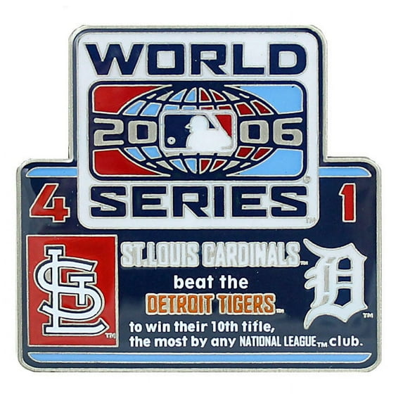 2006 World Series Commemorative Pin - Cardinals vs. Tigers
