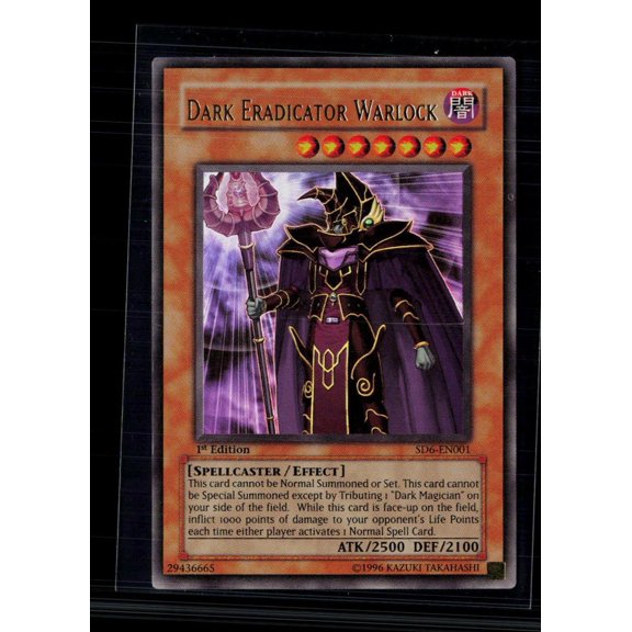 2006 Yu-Gi-Oh! Spellcaster's Judgment Dark Eradicator Warlock Ultra Rare 1st Edition