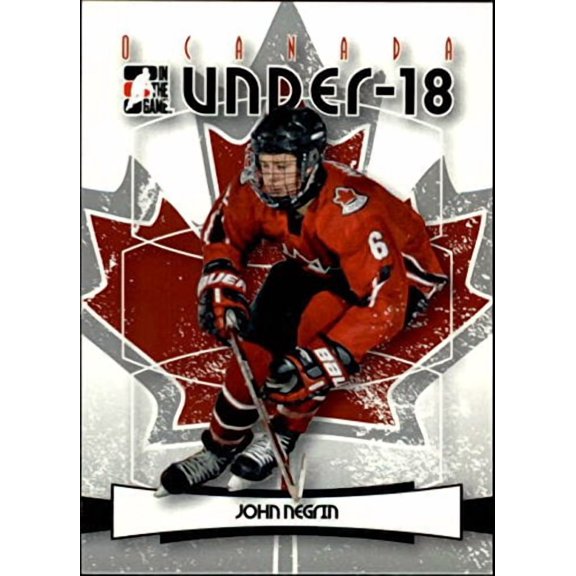 2007-08 ITG O Canada #10 John Negrin NHL Hockey Trading Card