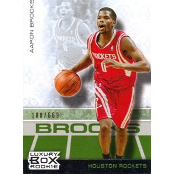 2007-08 Topps Luxury Box #74 Aaron Brooks RC /669 NBA Basketball Trading Card
