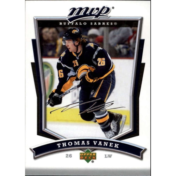 2007-08 UD MVP Buffalo Sabres Team Set 8 Cards Vanek