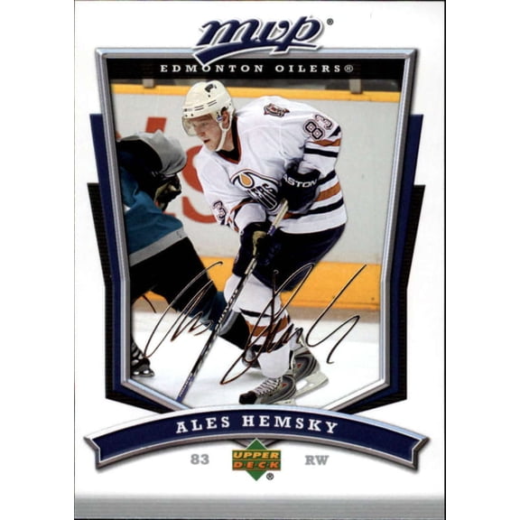 2007-08 UD MVP Edmonton Oilers Team Set 12 cards