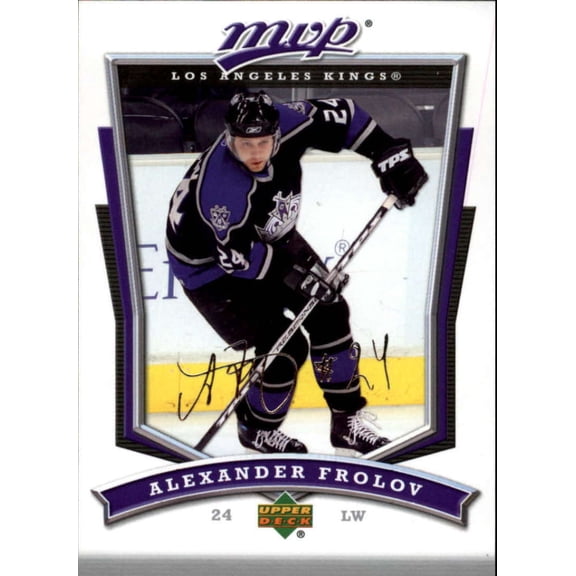 2007-08 UD MVP Los Angeles Kings Team Set 9 Cards