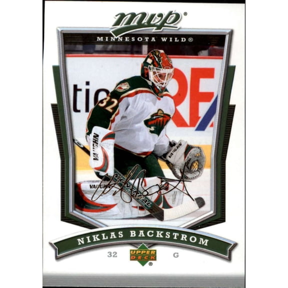 2007-08 UD MVP Minnesota Wild Team Set 8 Cards