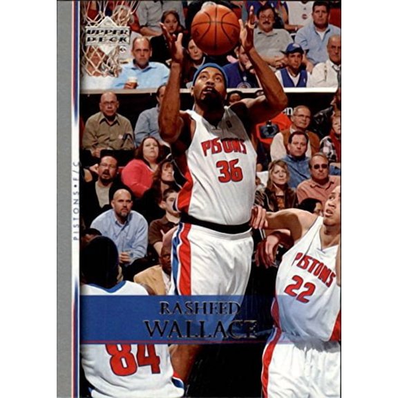 2007-08 Upper Deck #129 Rasheed Wallace NBA Basketball Trading Card