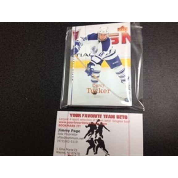 2007-08 Upper Deck Toronto Maple Leafs Team Set No SP 14 Cards