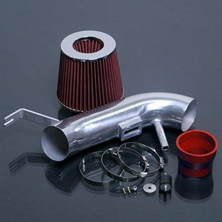 2007 2008 2009 2010 2011 2012 Nissan Altima Base S SL 2.5 2.5L Air Intake Kit + Filter (RED)