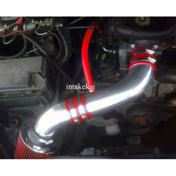 2007 2008 2009 2010 2011 JEEP WRANGLER 3.8 3.8L V6 ENGINE AIR INTAKE KIT SYSTEMS (RED)