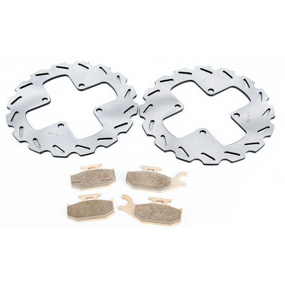2007 2008 Can-Am Outlander XT 800 Front RipTide Brake Rotors & Brake Pads
