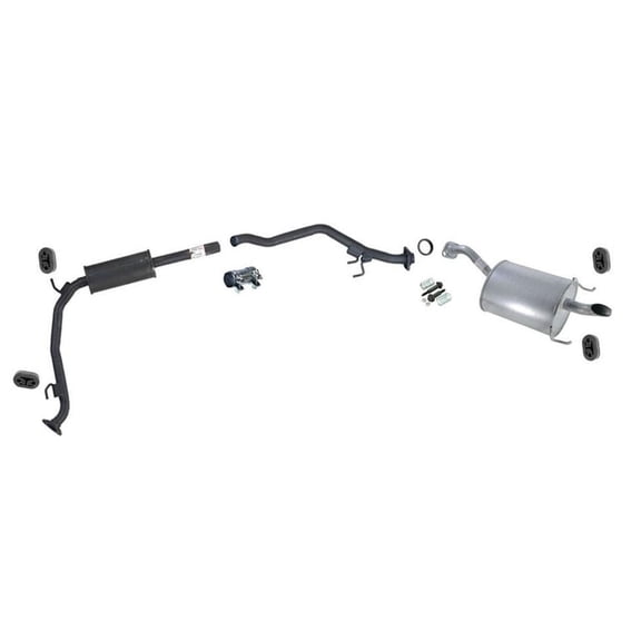 2007-2008 for Honda 1.5L Retor Muffler with Extension Pipe - System Kit, Easy Install, Cat Back, No Drilling Required