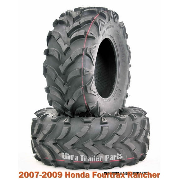 2007-2009 Honda Fourtrax Rancher Rear ATV tire set 24x11-10 24x11x10 6PR